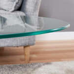OVAL COFFEE TABLE GLASS TOP | CT-A70 - Image 4
