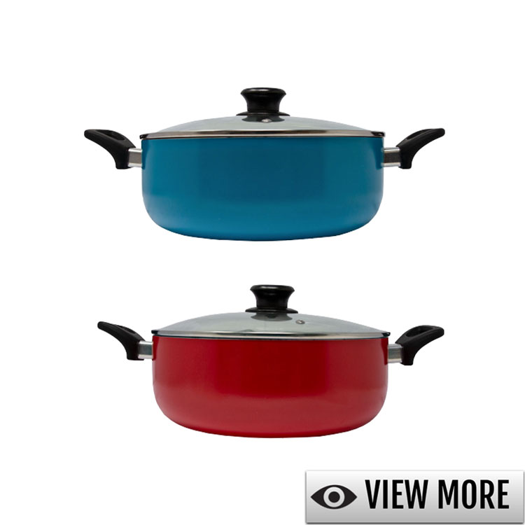 LHC-CL3026-5 LOTUS ALUMINIUM NON STICK CASSEROLE POT 26CM | LHC-CL3026-4 - Image 1