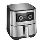 INSIGNIA 5QT ANALOG STAINLESS STEEL AIR FRYER | NS-AF5MSS2 - Image 4