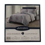 SCARLETT CLASSICS 4PCS QUEEN COMFORTER SET | NV-1172 - Image 4