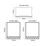 SCARLETT CLASSICS QUEEN BEDSHEETS SET | NV-1266 - Image 11