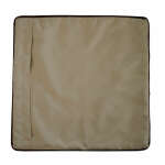 HANDMADE INDIAN CRÈME GOLD PILLOW CASE | PC-CRGO - Image 3