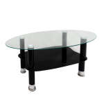 OVAL COFFEE TABLE BLACK | PRIMO-C421057 - Image 2