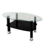 OVAL COFFEE TABLE BLACK | PRIMO-C421057 - Image 3