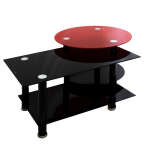 CENTER TABLE BLACK/RED | PRIMO-C521160