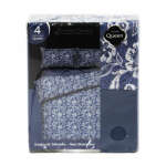 SCARLETT CLASSICS QUEEN BEDSHEET SET 4PCS | SCR-1962Q - Image 6