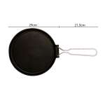 VICTORIA CAST IRON GRIDDLE 29 CM | VICTORIA-2371 - Image 4