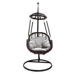 SINGLE SWING BROWN WITH GRAY CUSHION | WF-SBR1