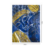 BUDDHA PANEL BLUE 40CM X 30CM | BALINJ180721 - Image 4