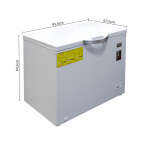 FRIGIDAIRE 9.0 CU.FT CHEST FREEZER WHITE | FFCC25A3HUW - Image 8