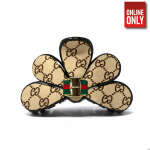 GUCCI HAIR CLAW CLIPS CREME | GUC-FLOWCR