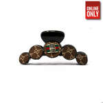 GUCCI HAIR CLIP BROWN | GUC-LLRBR