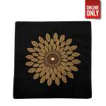 HANDMADE INDIAN BLACK PILLOW CASE | PC-BLCKGOFLOW - Image 6