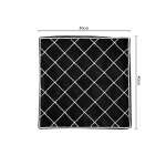 HANDMADE INDIAN BLACK WITH WHITE PEARLS PILLOW CASE | PC-BLCKWHBPEA - Image 4