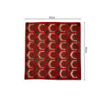 HANDMADE INDIAN RED WHITH GOLD PILLOW CASE | PC-RGO - Image 7