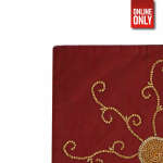 HANDMADE INDIAN RED PILLOW CASE | PC-RYFLOW - Image 4