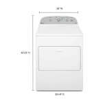 WHIRLPOOL 7.0 CUFT ELECTRIC DRYER | WED5000DW - Image 4