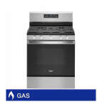 WHIRLPOOL 5 CUFT GAS RANGE WITH CENTER OVAL BURNER | WFG525S0JS