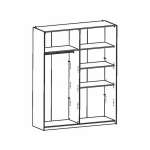ALHAMBRA 2-SLIDING 180CM DOOR WARDROBE | VARIETY - Image 3