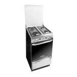 ABBA STAINLESS STEEL PLATINUM GAS RANGE WITH 4 BURNERS | AB201-6 PL - Image 2
