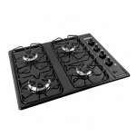ABBA 4 BURNERS BUILT-IN BLACK GAS COOKTOP | CG 4PS EE - Image 2