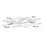 ABBA STAINLESS STEEL BUILT-IN 5 BURNER GAS COOKTOP | CG 601 V5S TC - Image 5
