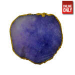 ROUND PURPLE MARBLE GOLD COASTER | COAST-ROPUMG - Image 2