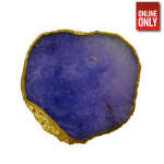 ROUND PURPLE MARBLE GOLD COASTER | COAST-ROPUMG - Image 4