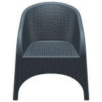 Aruba Dark Grey Armchair
