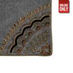 HANDMADE GRAY GOLD PILLOW CASE | PC-GBLCKGO - Image 4