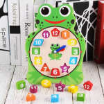 WOODEN TOY CLOCK