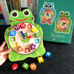 WOODEN TOY CLOCK