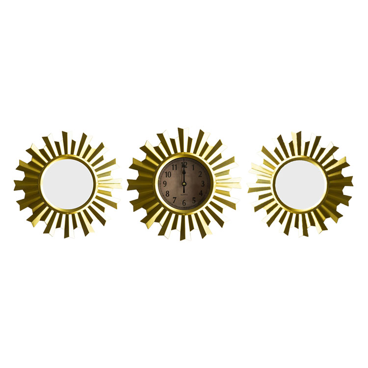 PRIMO-C521165-5 gold wall clock