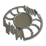 WALL DECOR MIRROR SILVER | PRIMO-C521171 - Image 2