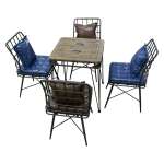 OUTDOOR 4 CHAIR SET WITH TABLE  | WF-SET4