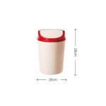 LIAO 6L RED & CREME DUSTBIN | 5701801 - Image 2