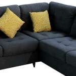 GREY BURGOS SOFA 3 SEATER + LOUNGER | 0084146+47 - Image 2