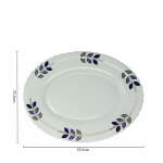 GLASS RICE PLATE 33 CM | 01-RP13-FLO - Image 5