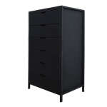 BLACK WIDOW HIGH WITH DRAWERS | BLACK WIDOW HIGHBOY - Image 3