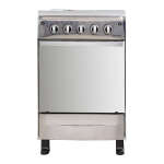 PREMIER GAS STOVE 24" 4 BURNERS WITH OVEN SS | EF-5857GH(SS)