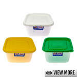 MAJESTIC SQUARE FOOD CONTAINER 1350ML | VARIETY