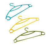 LOTUS CLOTH HANGERS 5 PCS | P1026604 - Image 2