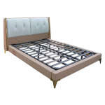 CREME BED WITH HEADBOARD | VARIETY - Image 2