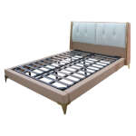 CREME BED WITH HEADBOARD | VARIETY - Image 7