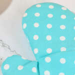 POLKA DOT OVEN GLOVE (GREY/GREEN) | 308822 - Image 4
