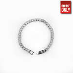 SILVER MEDIUM ROUND DIAMONDS BRACELET | 405497-1