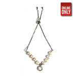 SILVER ROUND PEARLS BRACELET | 422303 - Image 2