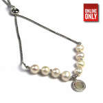 SILVER ROUND PEARLS BRACELET | 422303