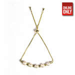 GOLD FIVE PEARLS BRACELET | 422308-1G