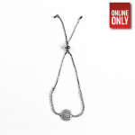 SILVER FLOWER DIAMONDS BRACELET | 422315